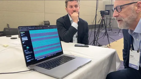 Paul Michelman using GENE at a BCG event